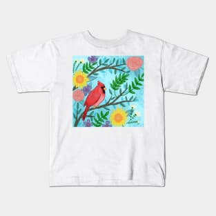 Summer Cardinal Kids T-Shirt